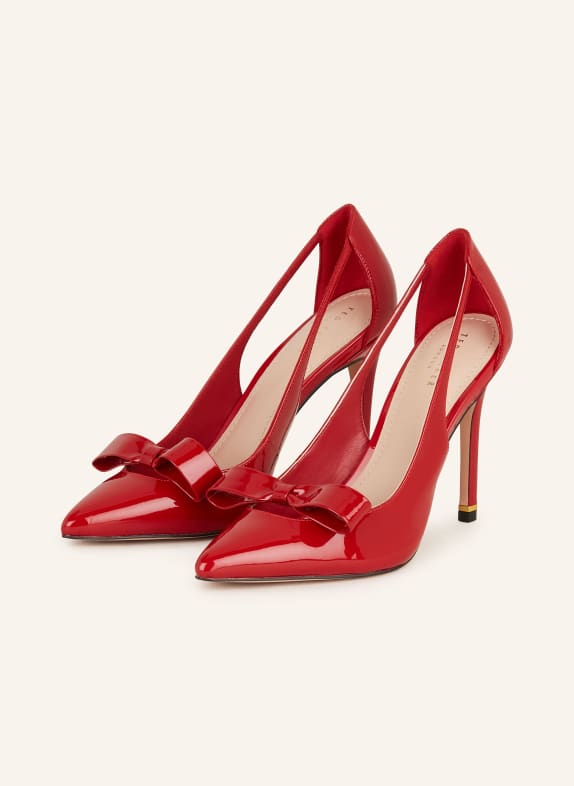 TED BAKER Patent pumps ORLINEY RED