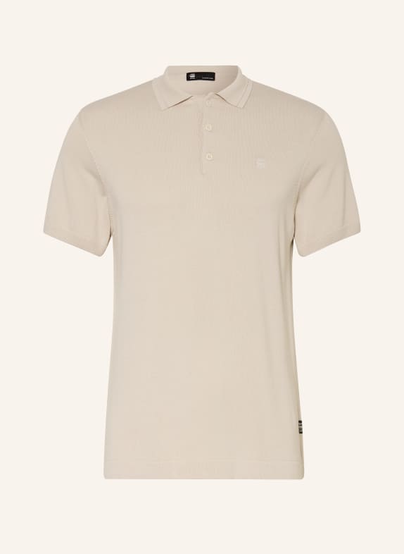 G-Star RAW Knitted polo shirt BEIGE