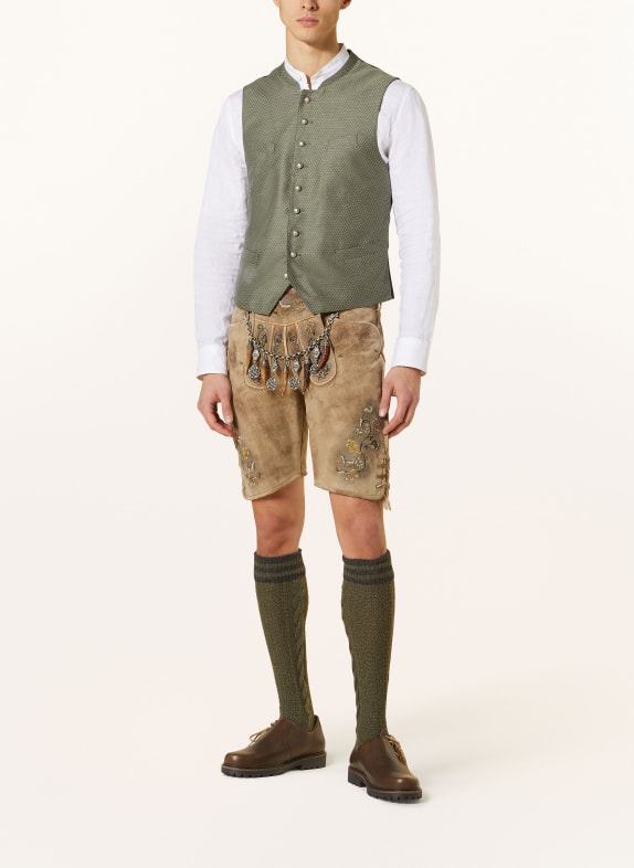 Grasegger Traditionele vest ANSBACH1 GROEN
