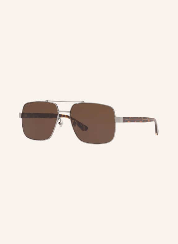 GUCCI Sunglasses GC001245 4240D1 - SILVER/BROWN