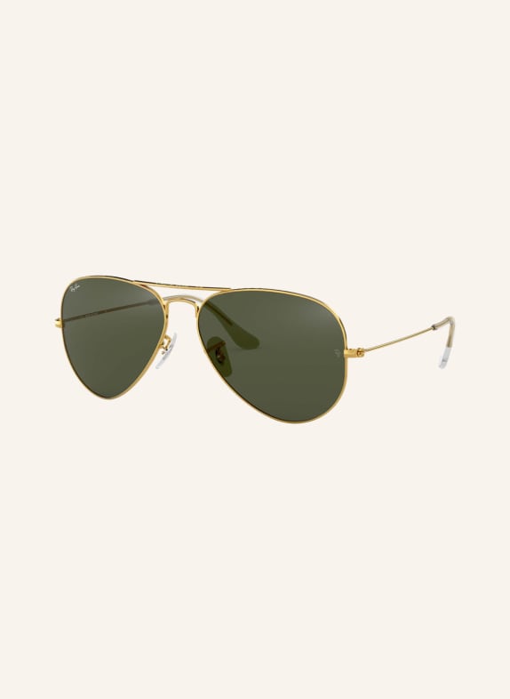 Ray-Ban Sunglasses RB3025 AVIATOR L0205 - GOLD/GREEN