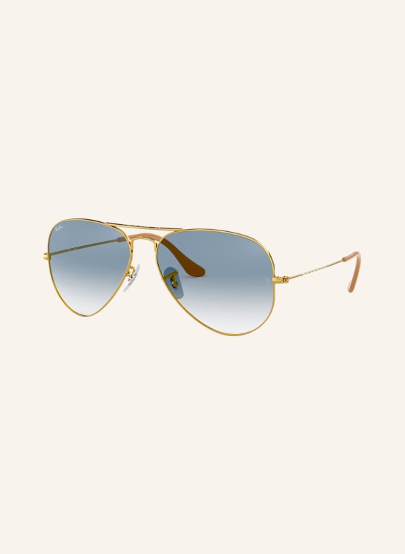 Ray-Ban Sunglasses RB3025 AVIATOR 001/3F - GOLD/BLUE GRADIENT