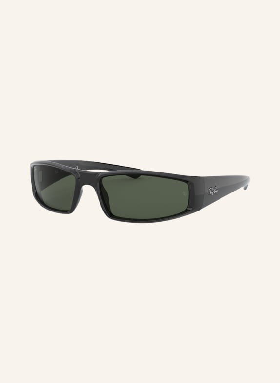 Ray-Ban Sunglasses RB4335 601/71 - BLACK/ DARK GREEN