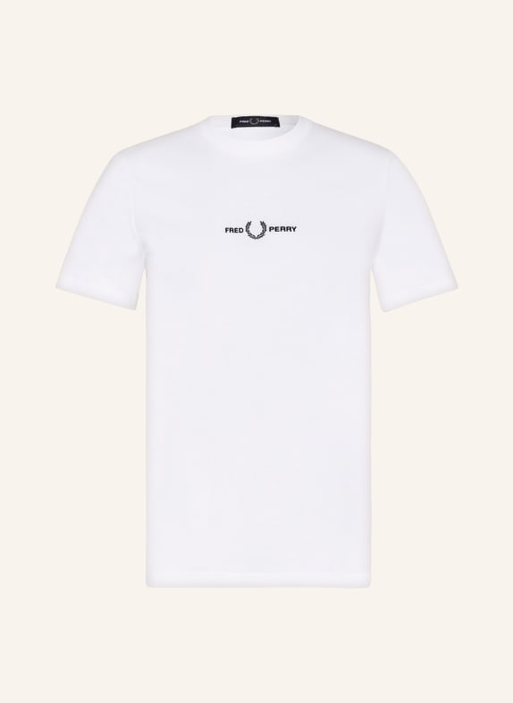 FRED PERRY T-shirt BIAŁY