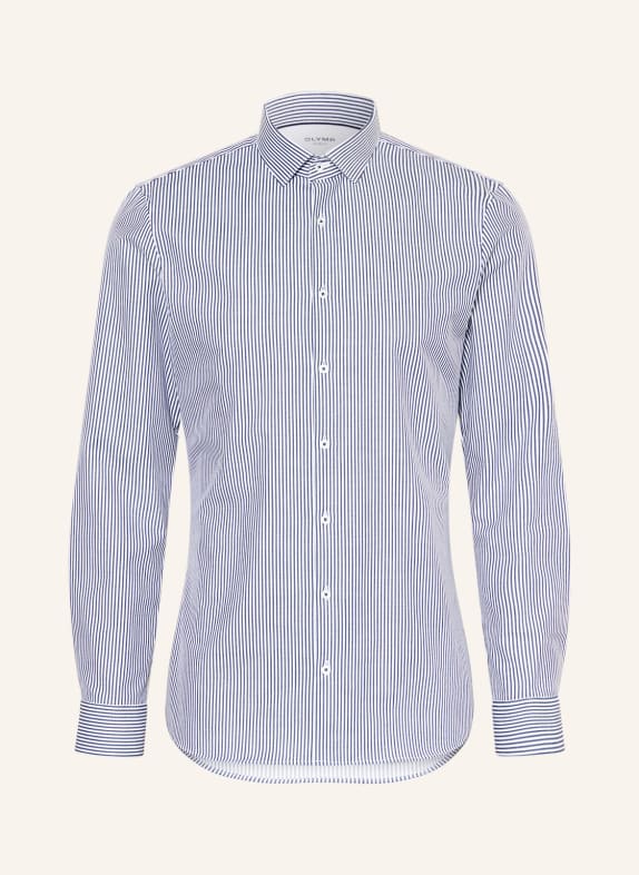 OLYMP Jerseyhemd No. Six 24/Seven super slim HELLBLAU/ WEISS