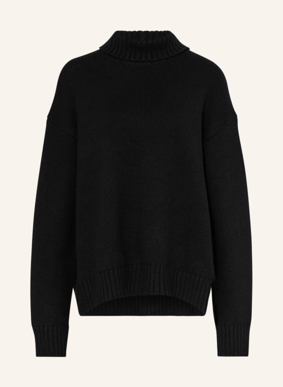 JIL SANDER Turtleneck sweater BLACK