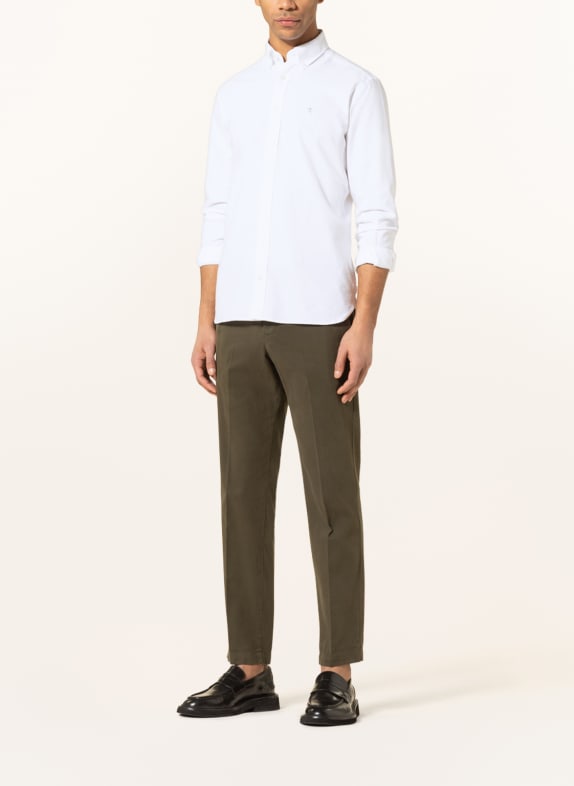 HACKETT LONDON Oxford overhemd Slim Fit WIT