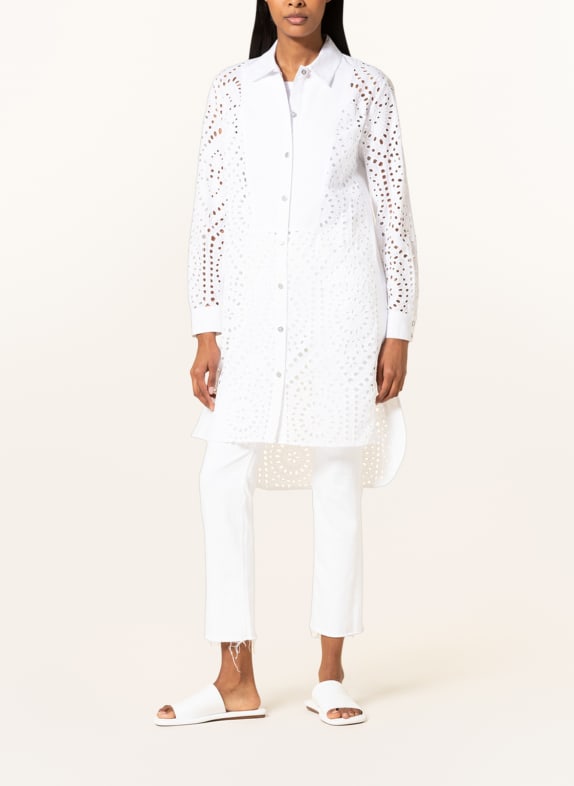 SPORTALM Shirt dress with broderie anglaise