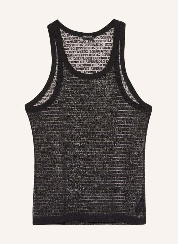 DSQUARED2 Tank top made of mesh