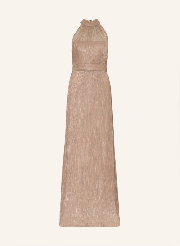 ADRIANNA PAPELL Abendkleid mit Glitzergarn GOLD