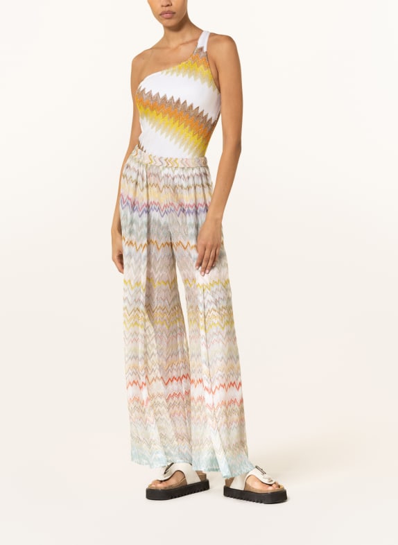 MISSONI Wide leg trousers with glitter thread