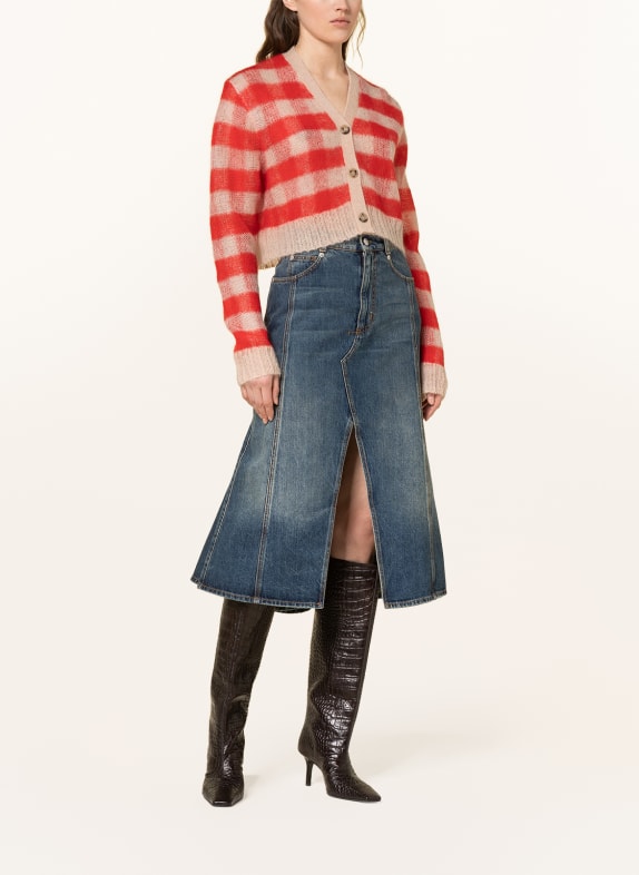 Acne Studios Cropped-Strickjacke mit Mohair