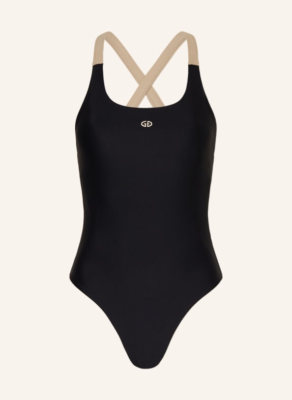 GOLDBERGH Swimsuit BLACK/ BEIGE