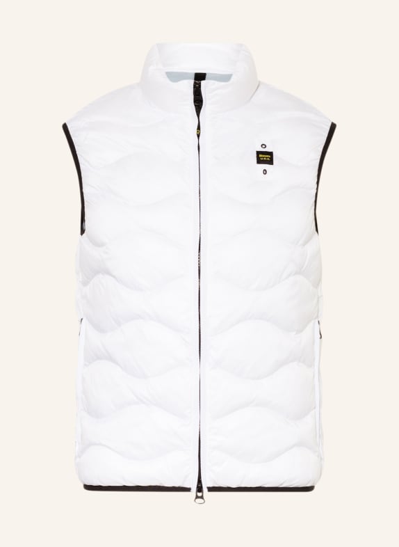 Blauer Quilted vest with SORONA®AURA insulation WHITE