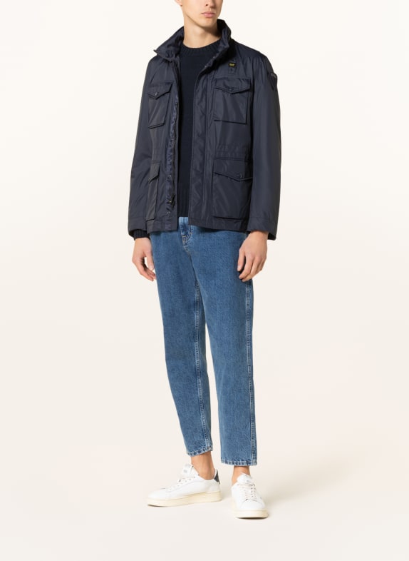 Blauer Blouson