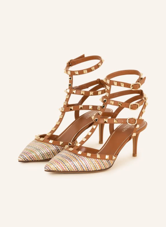 VALENTINO GARAVANI Slingback pumps ROCKSTUD with rivets