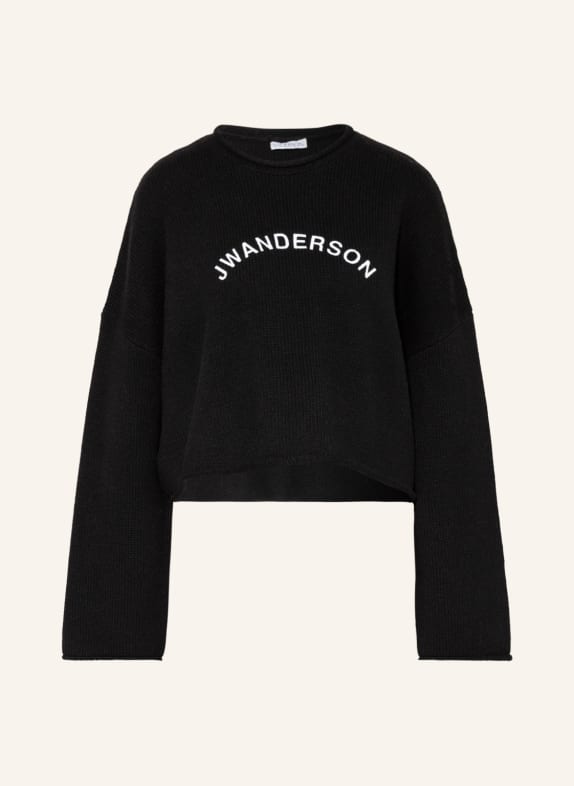 JW ANDERSON Cropped sweater BLACK