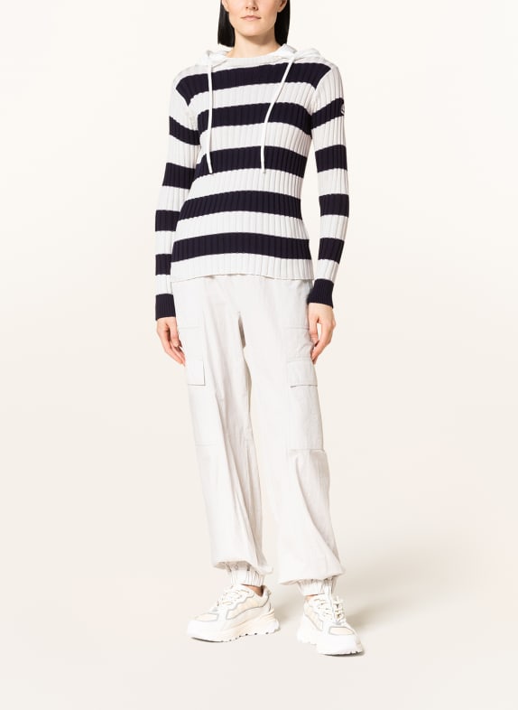 MONCLER Sweter z odpinanym kapturem