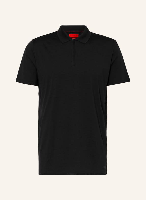HUGO Jersey-Poloshirt DEKOK SCHWARZ