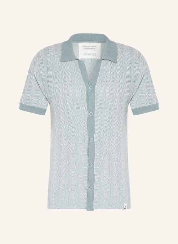 COLOURS & SONS Strickhemd Regular Fit
