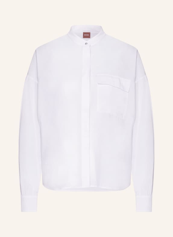 BOSS Oversized blouse BEFELIPPE WHITE