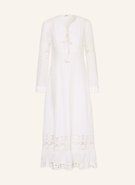 Seafarer Dress with lace WHITE
