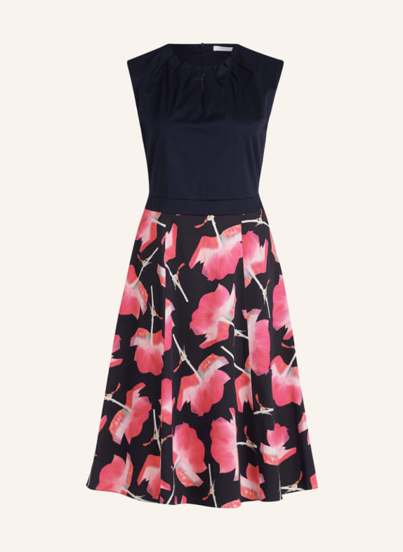 BETTY&CO Kleid DUNKELBLAU/ PINK