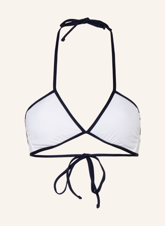 POLO RALPH LAUREN Góra od bikini trójkątnego BIAŁY