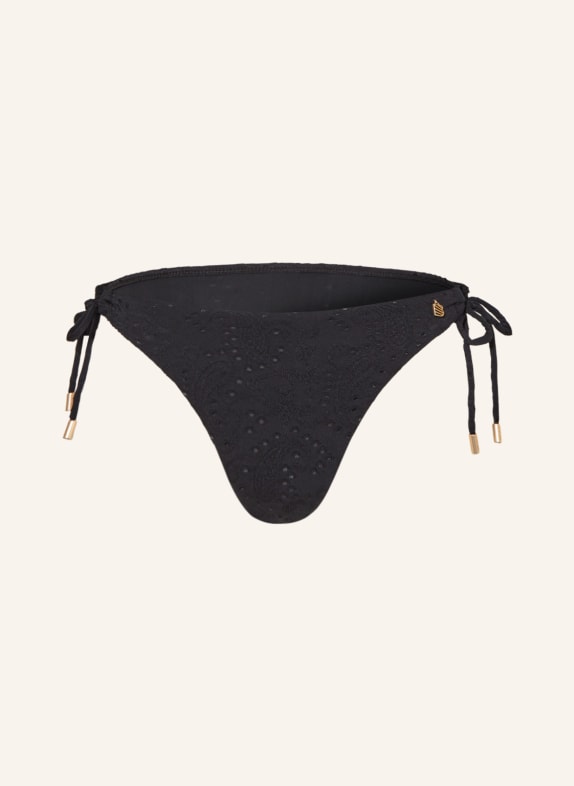 BEACHLIFE Triangel-Bikini-Hose BLACK EMBROIDERY SCHWARZ