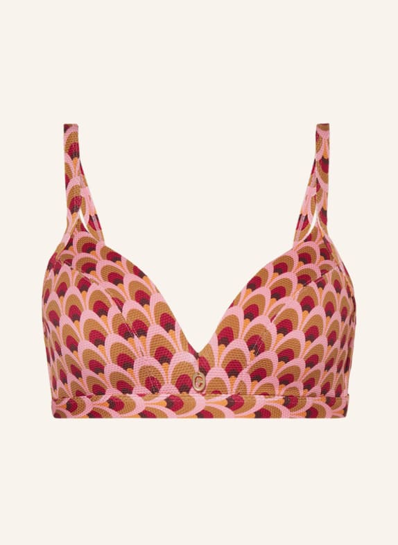 ten Cate Underwired bikini top PINK/ OLIVE/ FUCHSIA