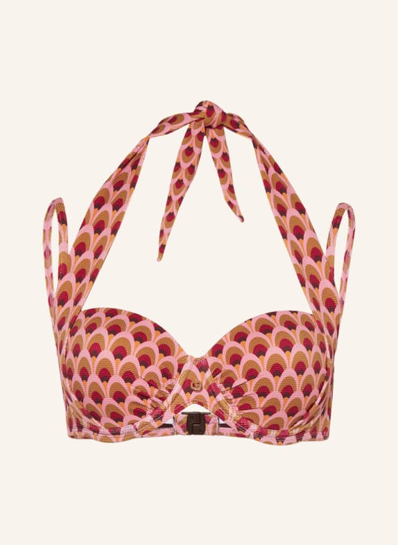 ten Cate Underwired bikini top PINK/ OLIVE/ FUCHSIA