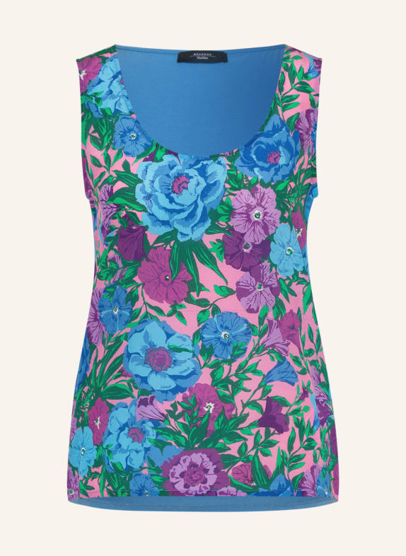 WEEKEND MaxMara Blusentop EDGARD im Materialmix aus Seide