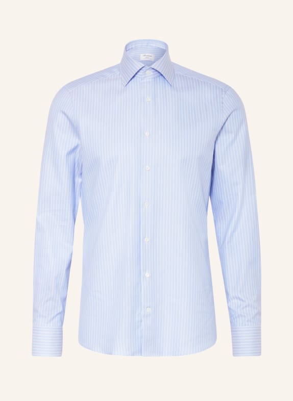 Stenströms Shirt slim fit LIGHT BLUE/ WHITE