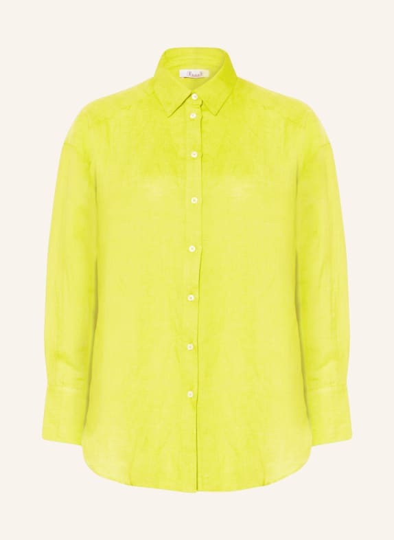 Princess GOES HOLLYWOOD Shirt blouse with linen NEON GREEN
