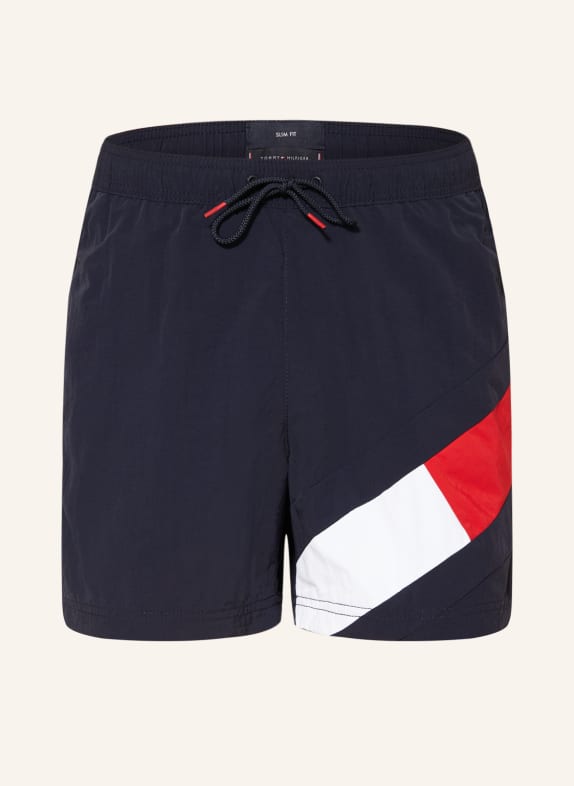 TOMMY HILFIGER Swim shorts DARK BLUE/ WHITE/ RED