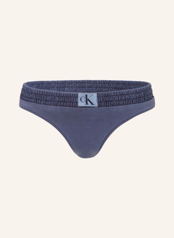 Calvin Klein Basic bikinové kalhotky CK AUTHENTIC MODRÁ