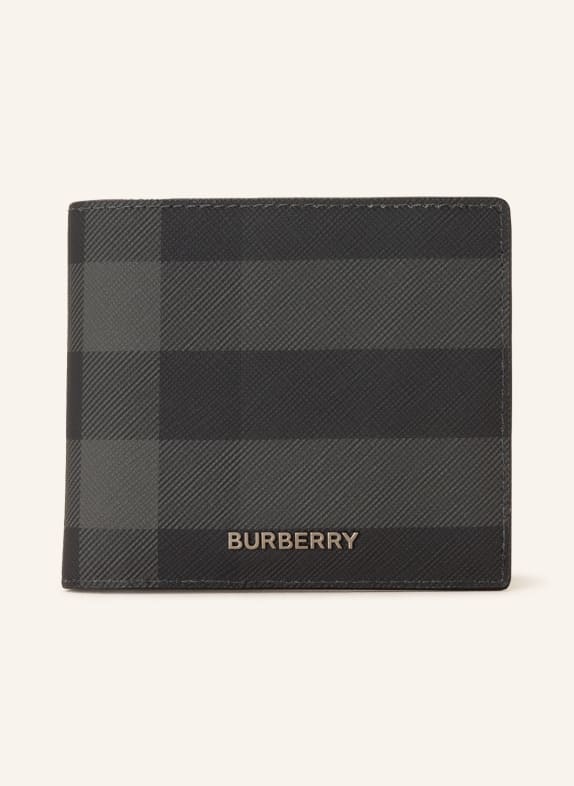 BURBERRY Wallet BLACK/ DARK GRAY
