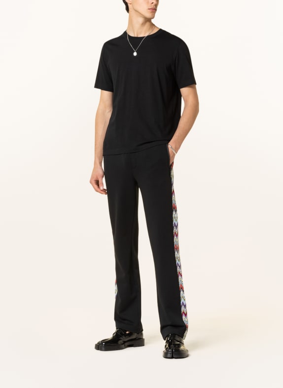 MISSONI Sweatpants with tuxedo stripe