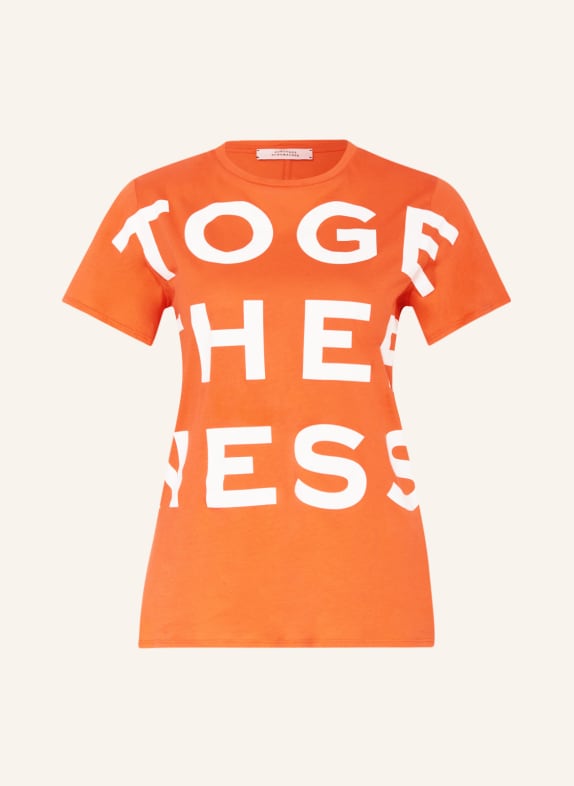 DOROTHEE SCHUMACHER T-Shirt ORANGE/ WEISS