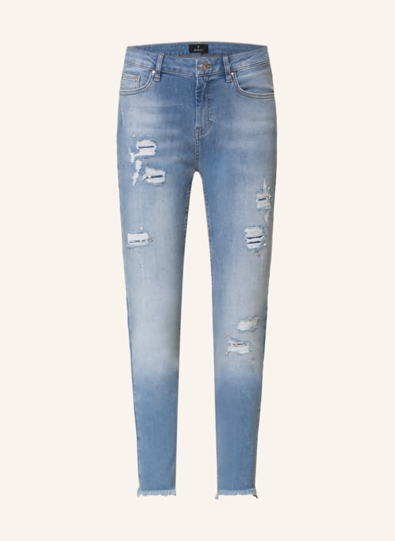 monari 7/8 jeans with decorative gems