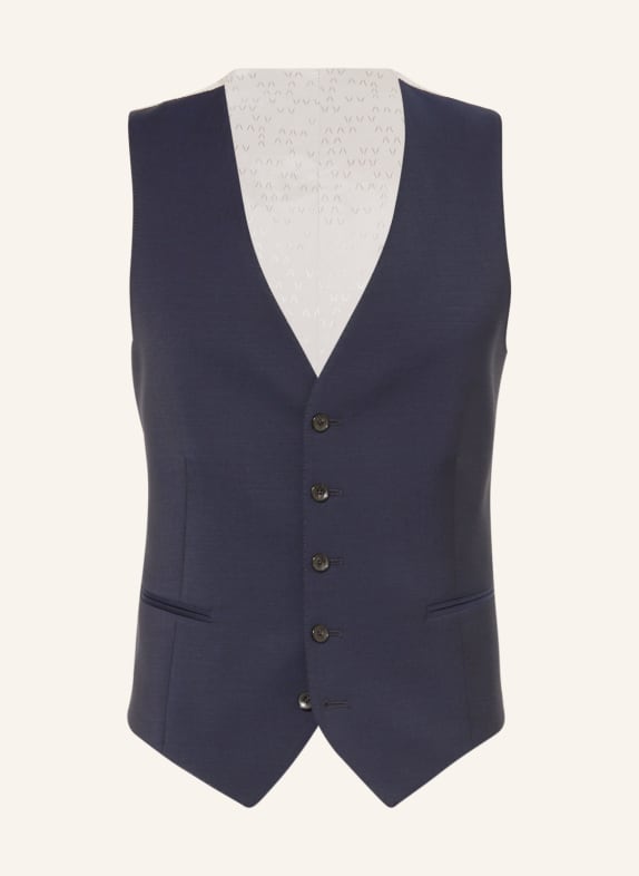 EDUARD DRESSLER Suit vest slim fit BLUE