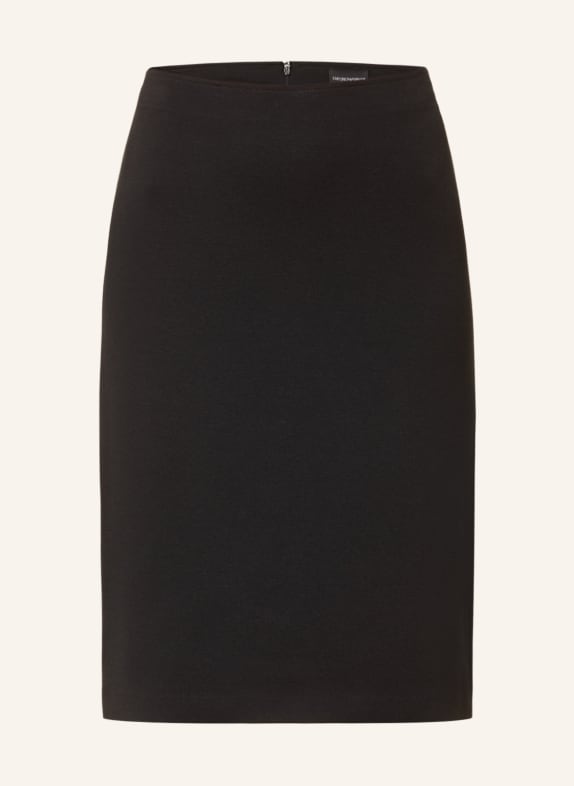 EMPORIO ARMANI Jersey skirt BLACK