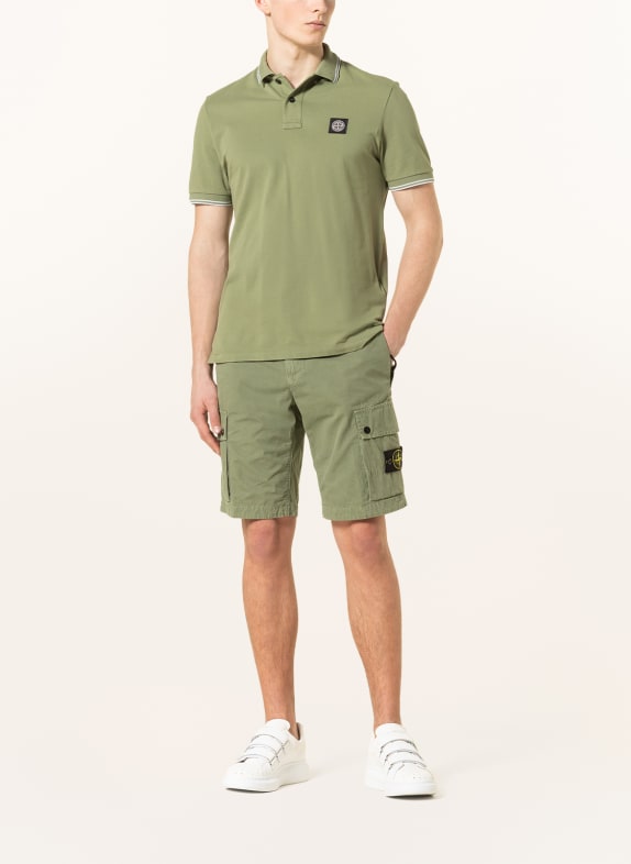 STONE ISLAND Piqué polo shirt slim fit