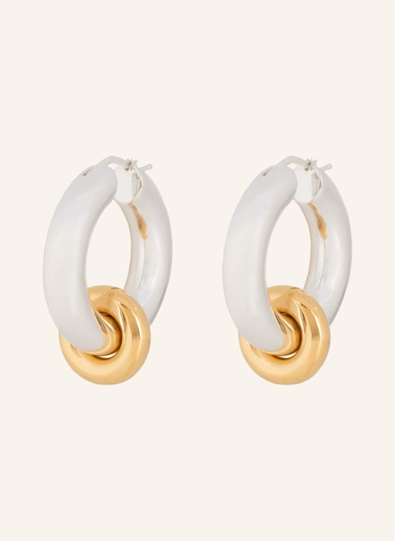 JIL SANDER Earrings GOLD/ SILVER