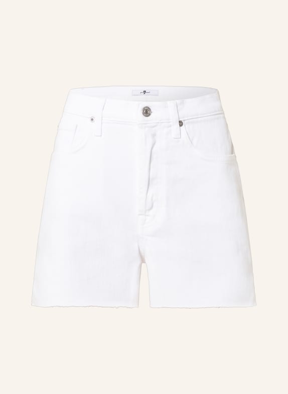 7 for all mankind Jeansshorts WEISS