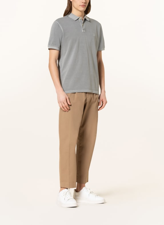 Marc O'Polo Piqué poloshirt GRIJS
