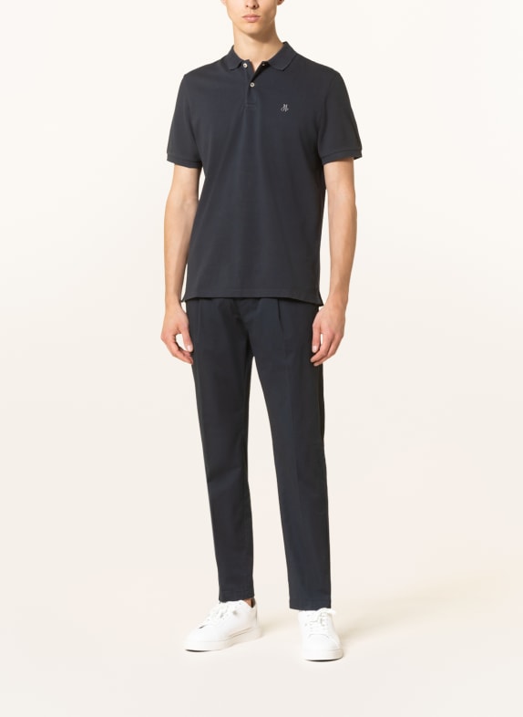 Marc O'Polo Piqué poloshirt Regular Fit DONKERBLAUW