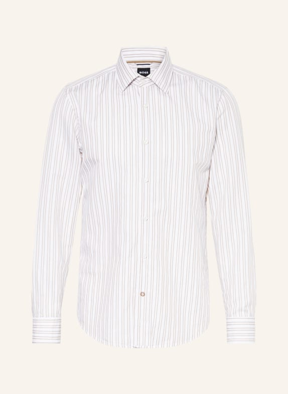 BOSS Koszula HAL casual fit z lnem