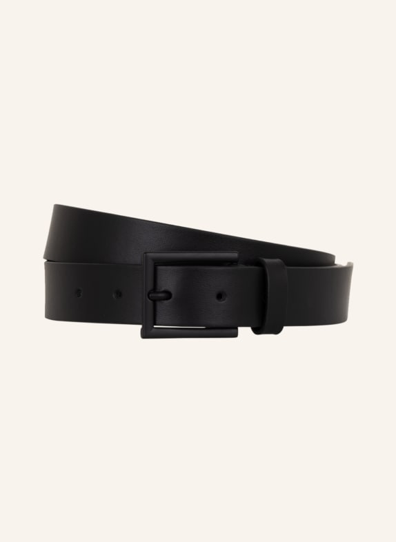 COS Leather belt BLACK