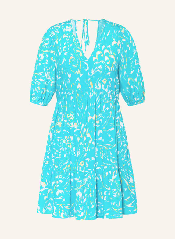 comma casual identity Dress TURQUOISE/ WHITE/ YELLOW